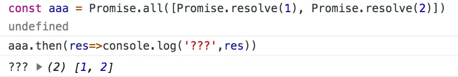promise all resolve